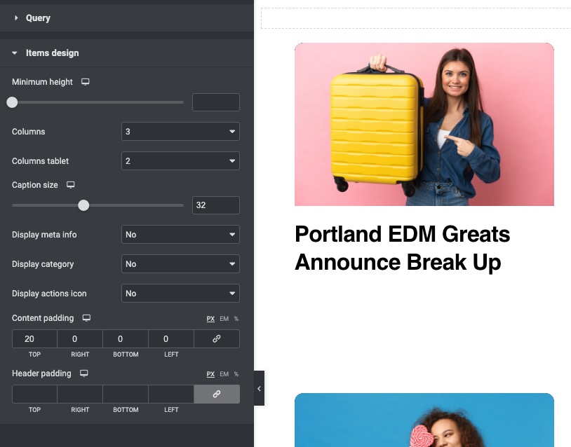 radio elementor widgets wordpress