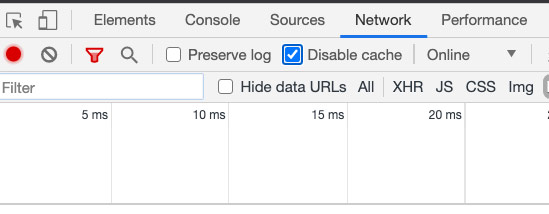 chrome network performance tool