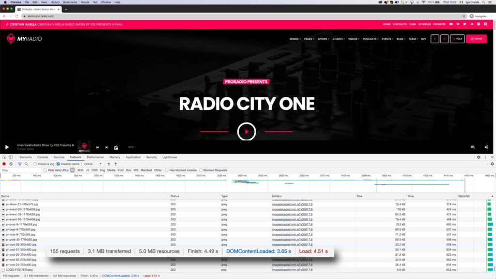chrome caching performance test