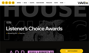 Demo 35 – WAVE98 Radio Website Template [Radio WordPress Theme demo] Single event