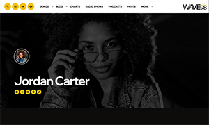 Demo 35 – WAVE98 Radio Website Template [Radio WordPress Theme demo] Single member