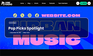 Demo 33 – Vibe Radio Website Template [Radio WordPress Theme demo] Single event