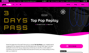 Demo 34 – Pink Radio Website Template [Radio WordPress Theme demo] Single event