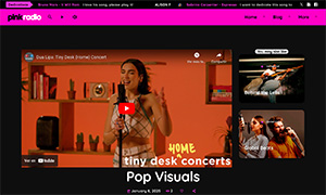 Demo 34 – Pink Radio Website Template [Radio WordPress Theme demo] Single video