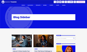 Demo 36 – Insight Radio Website Template [Radio WordPress Theme demo] Blog sidebar