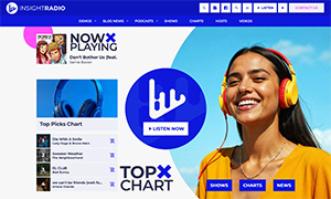 Demo 36 – Insight Radio Website Template [Radio WordPress Theme demo] Home 02