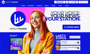 Demo 36 – Insight Radio Website Template [Radio WordPress Theme demo] Home 01