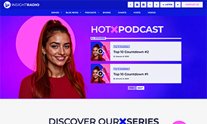 Demo 36 – Insight Radio Website Template [Radio WordPress Theme demo] Podcast 02