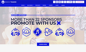 Demo 36 – Insight Radio Website Template [Radio WordPress Theme demo] Promote