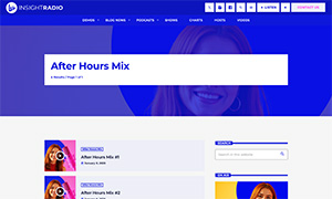 Demo 36 – Insight Radio Website Template [Radio WordPress Theme demo] Podcast serie