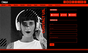Demo 43 – WEA Radio Website Template [Radio WordPress Theme demo] Contacts