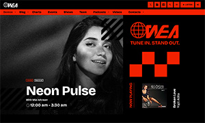 Demo 43 – WEA Radio Website Template [Radio WordPress Theme demo] Home 01