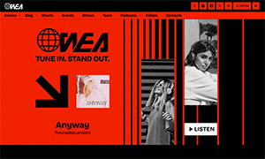 Demo 43 – WEA Radio Website Template [Radio WordPress Theme demo] Home 02