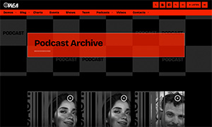 Demo 43 – WEA Radio Website Template [Radio WordPress Theme demo] Podcast archive