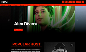 Demo 43 – WEA Radio Website Template [Radio WordPress Theme demo] Speakers and Djs