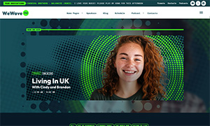 Demo 40 – We Wave FM Radio Website Template [Radio WordPress Theme demo] Home 05