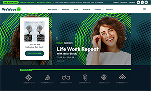 Demo 40 – We Wave FM Radio Website Template [Radio WordPress Theme demo] Home 07