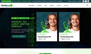 Demo 40 – We Wave FM Radio Website Template [Radio WordPress Theme demo] Podcast 2