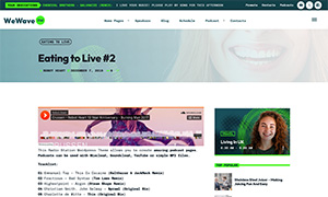 Demo 40 – We Wave FM Radio Website Template [Radio WordPress Theme demo] Podcast