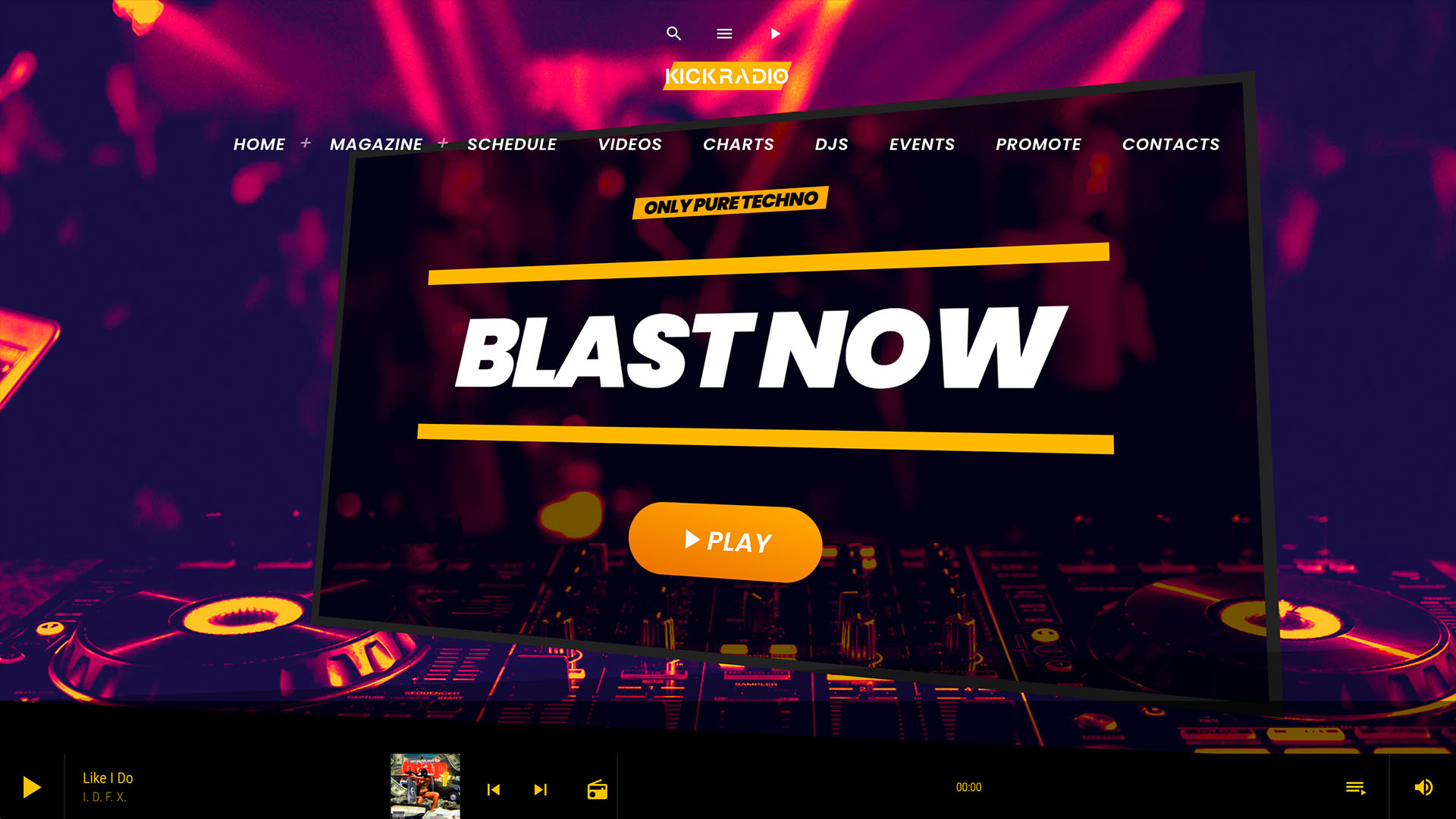 internet radio station website template demo 06-3