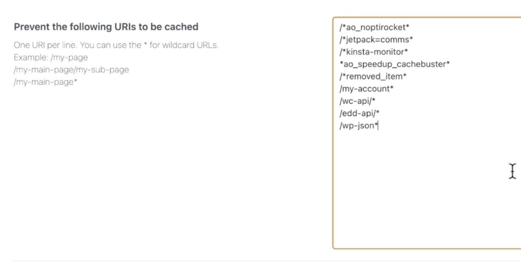 cloudflare radio website prevent urls cached