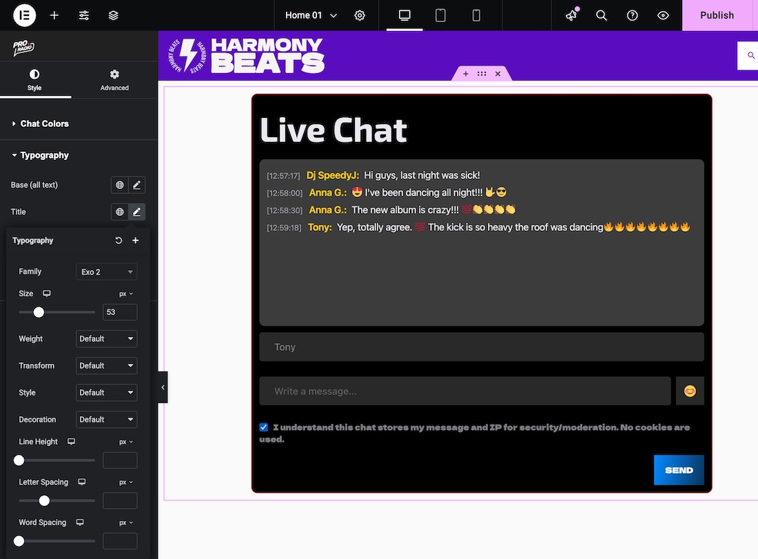 Chat plugin for wordpress