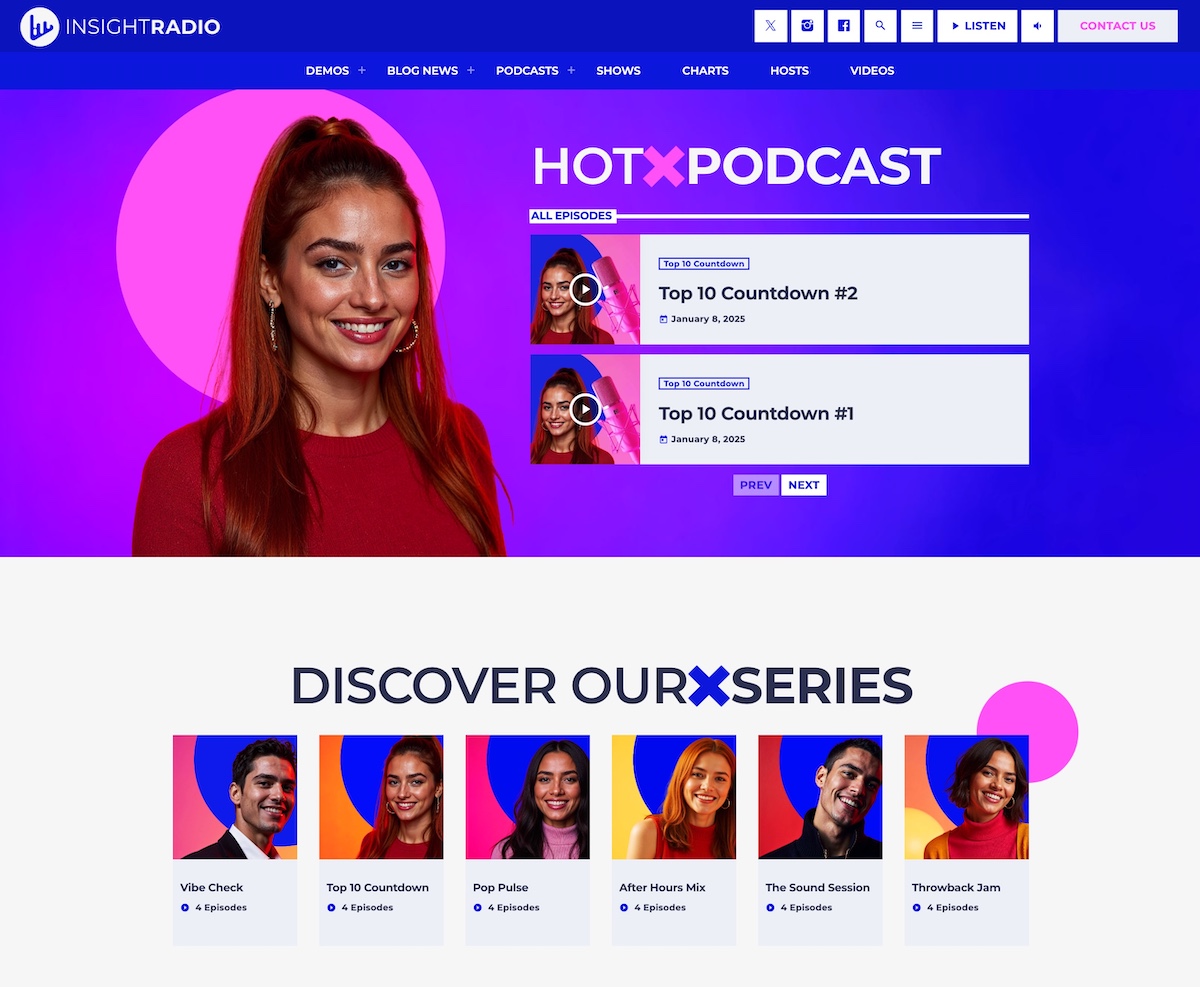 Pro Radio theme upgrades