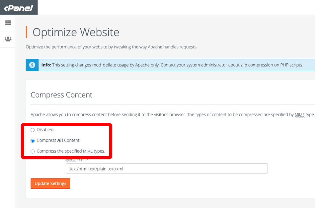 radio wordpress theme - performance server compression