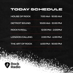 rock radio station template photoshop free download