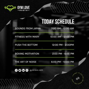 radio show gym and sport radio station social media templates facebook twitter instagram PSD photoshop