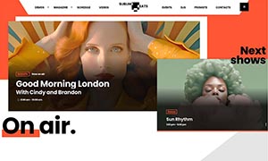 Demo 16 – Sublime Radio – Music Radio website template [Radio WordPress Theme demo] Home 05