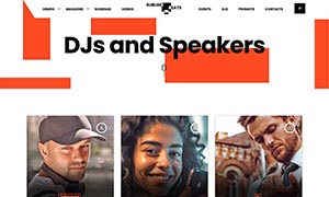 Demo 16 – Sublime Radio – Music Radio website template [Radio WordPress Theme demo] Team
