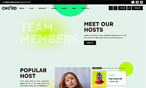 Demo 38 – Chord Radio Website Template [Radio WordPress Theme demo] Speakers archive