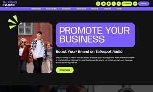 Demo 39 – TalkSpot Radio Website Template [Radio WordPress Theme demo] Promote your radio