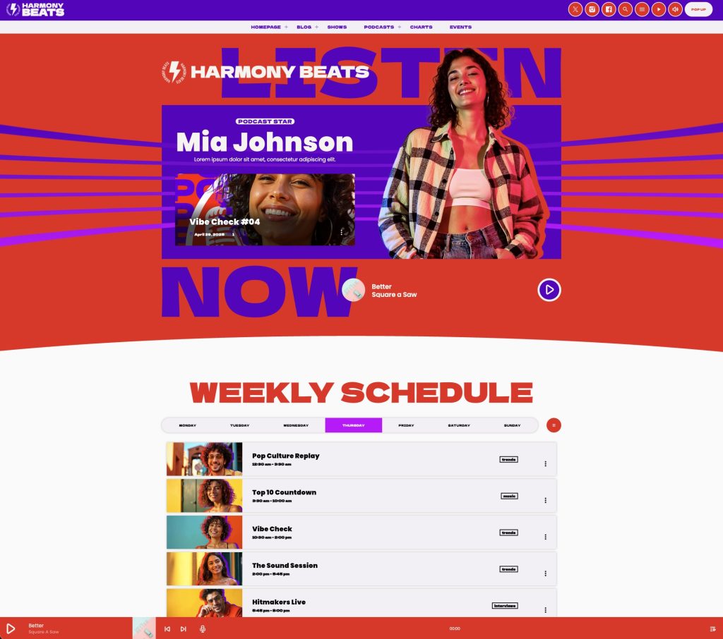 Radio Website Builder